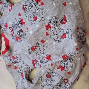 Minnie&Mickey girls pjs set